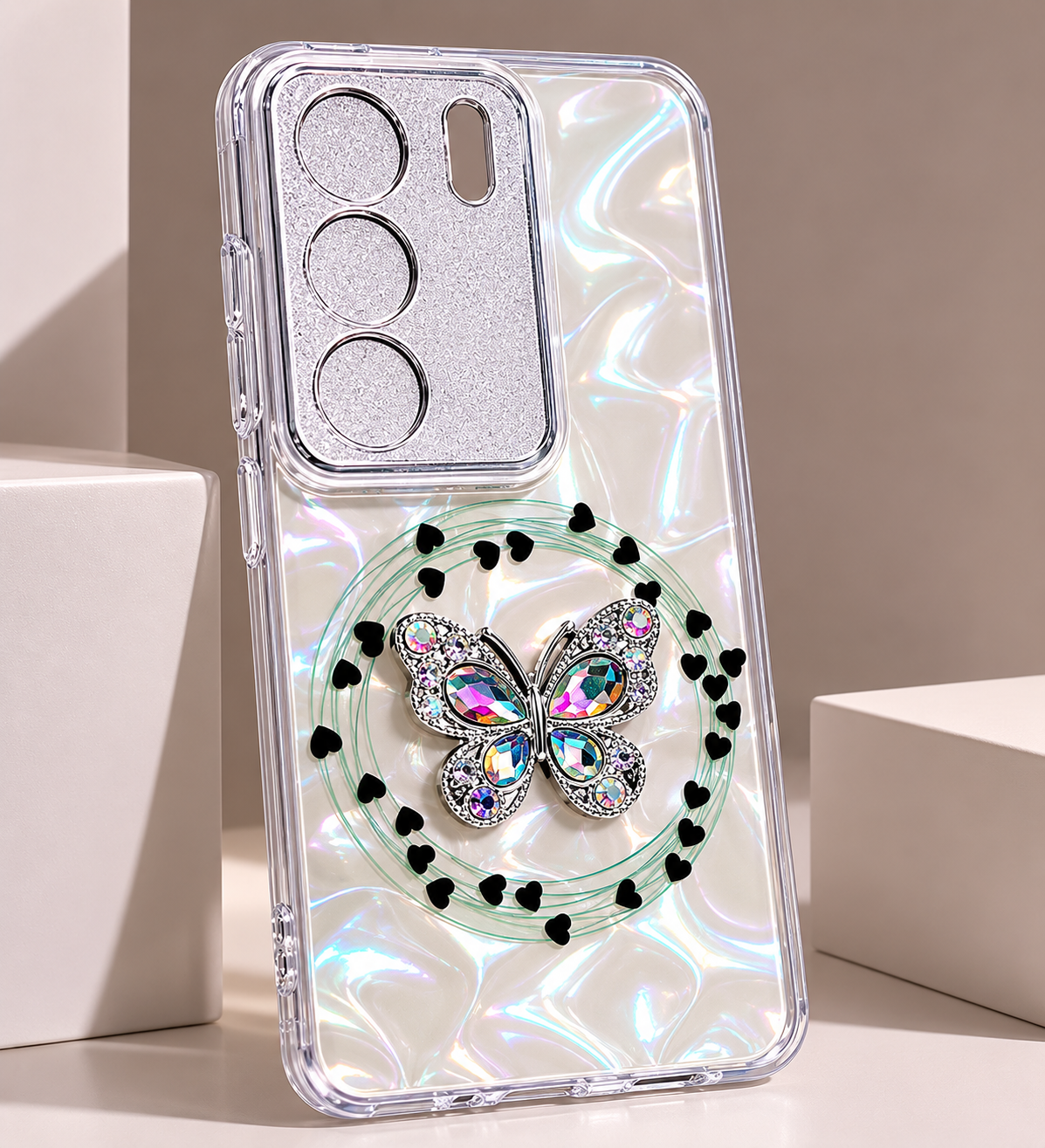 Vivo V29 Butterfly Diamond Designer Back Cover