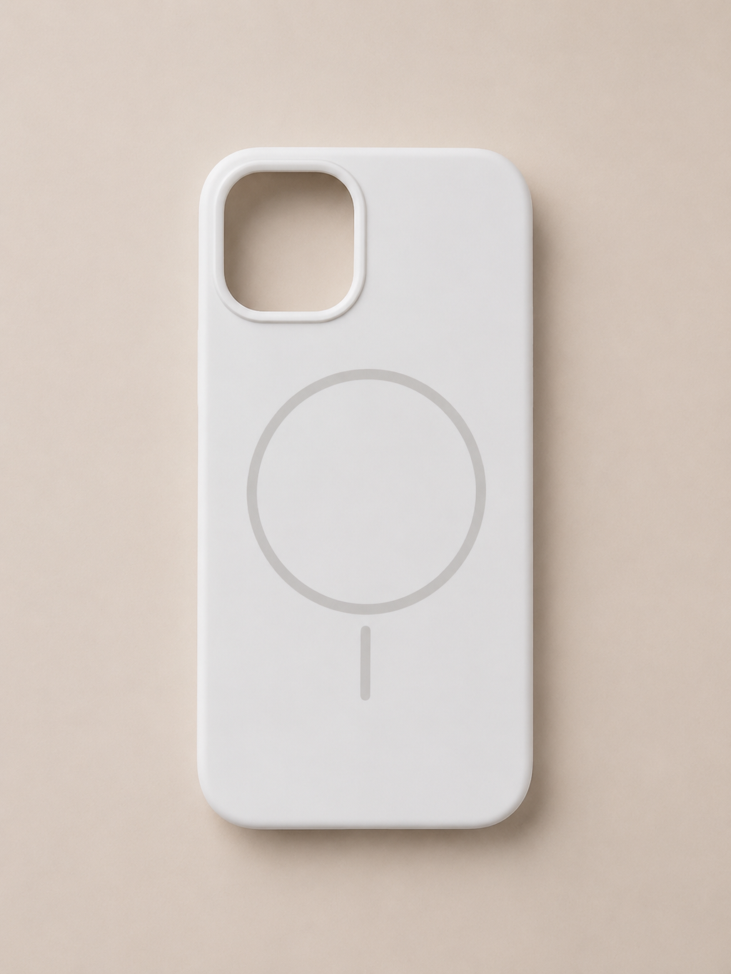 iPhone 13 White MagSafe Silicone Back Cover