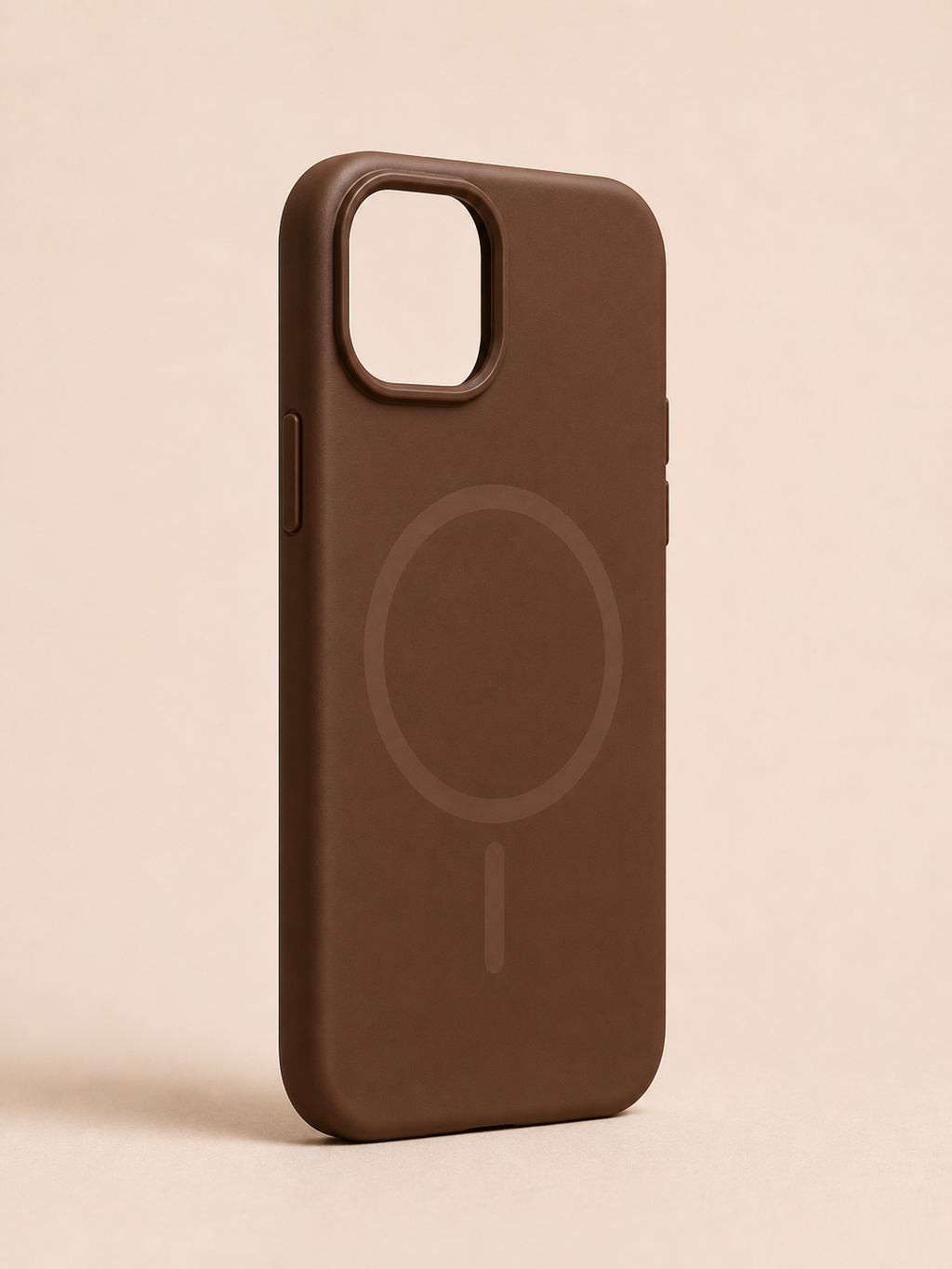 iPhone 15 Brown MagSafe Silicone Back Cover