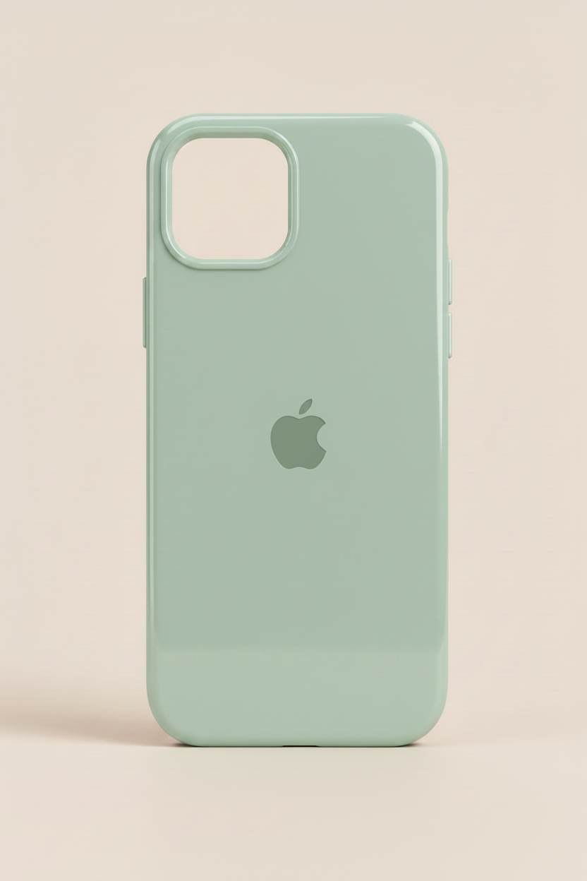 iPhone 15 Green Silicone Back Cover