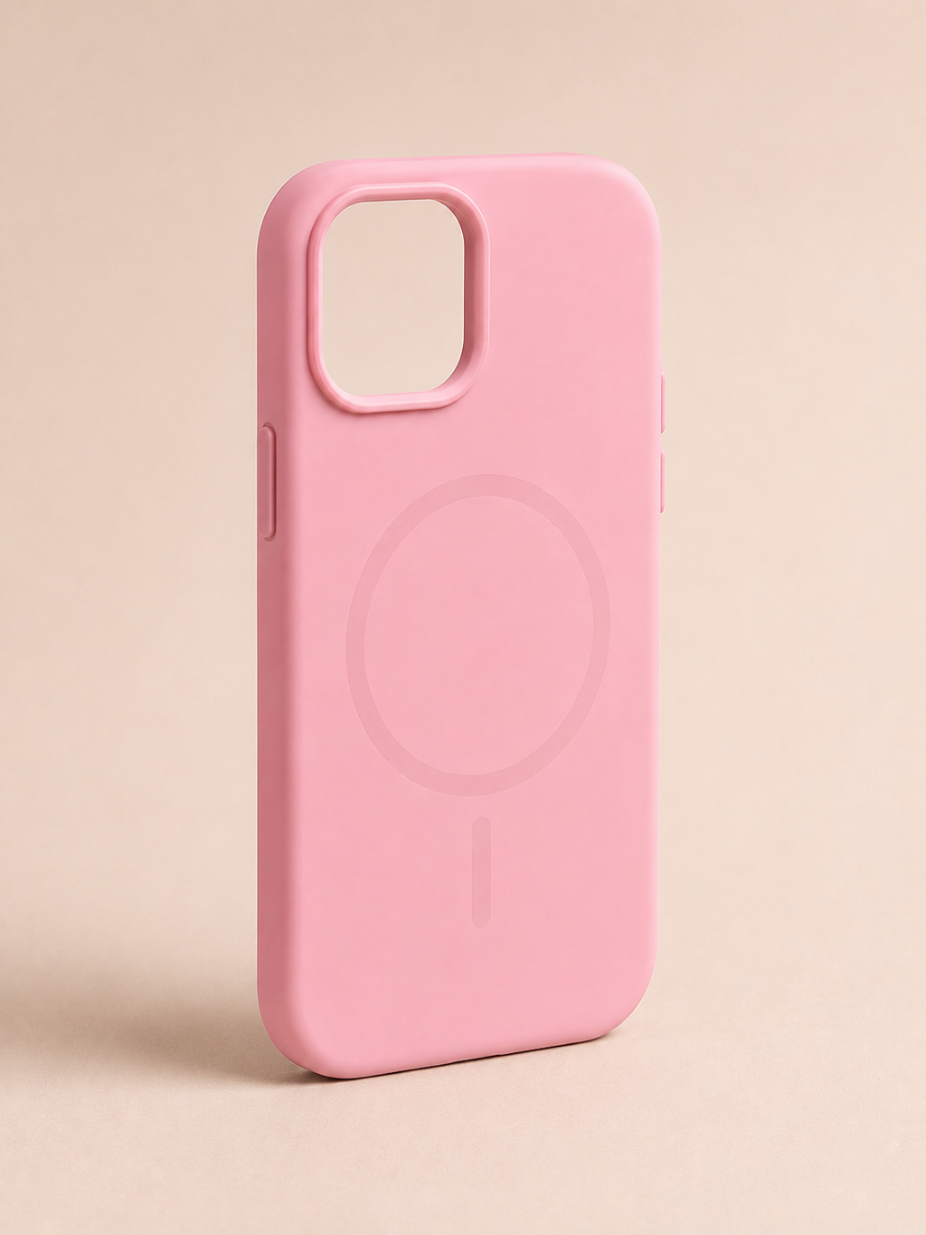 iPhone 14 Pink MagSafe Silicone Back Cover