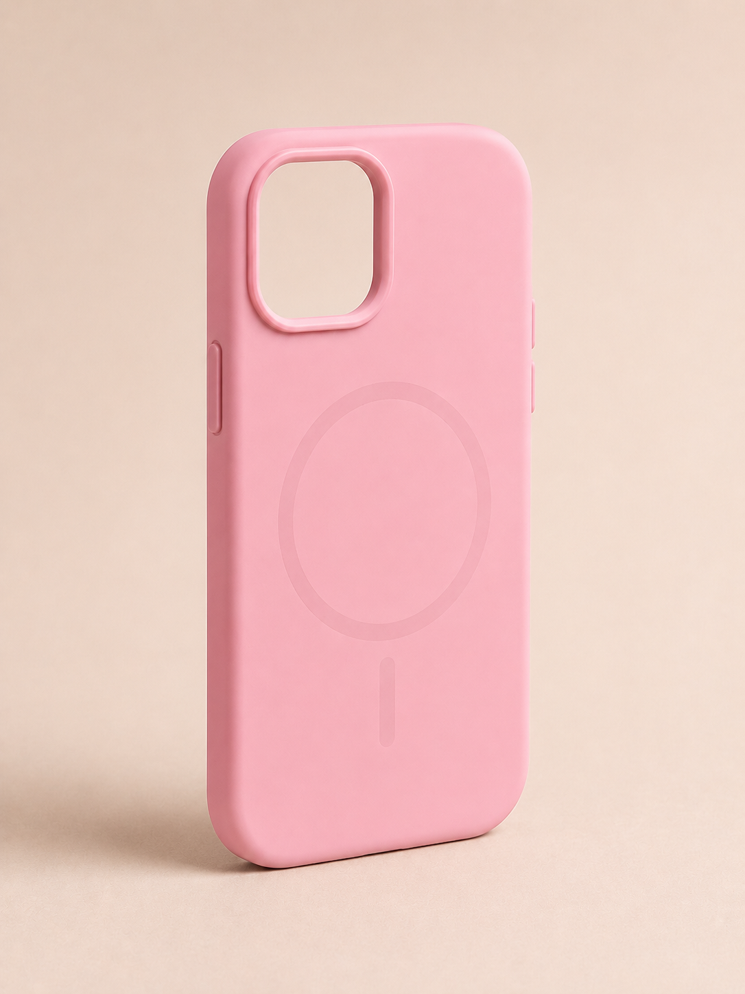 iPhone 14 Pink MagSafe Silicone Back Cover