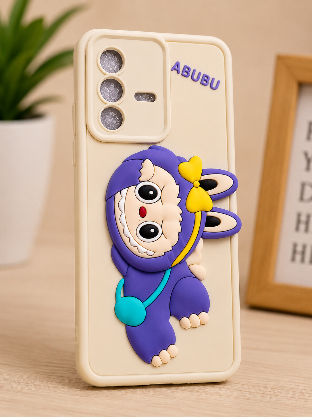 Vivo V23 5G Cute Cartoon Bunny Soft Silicone Back Cover