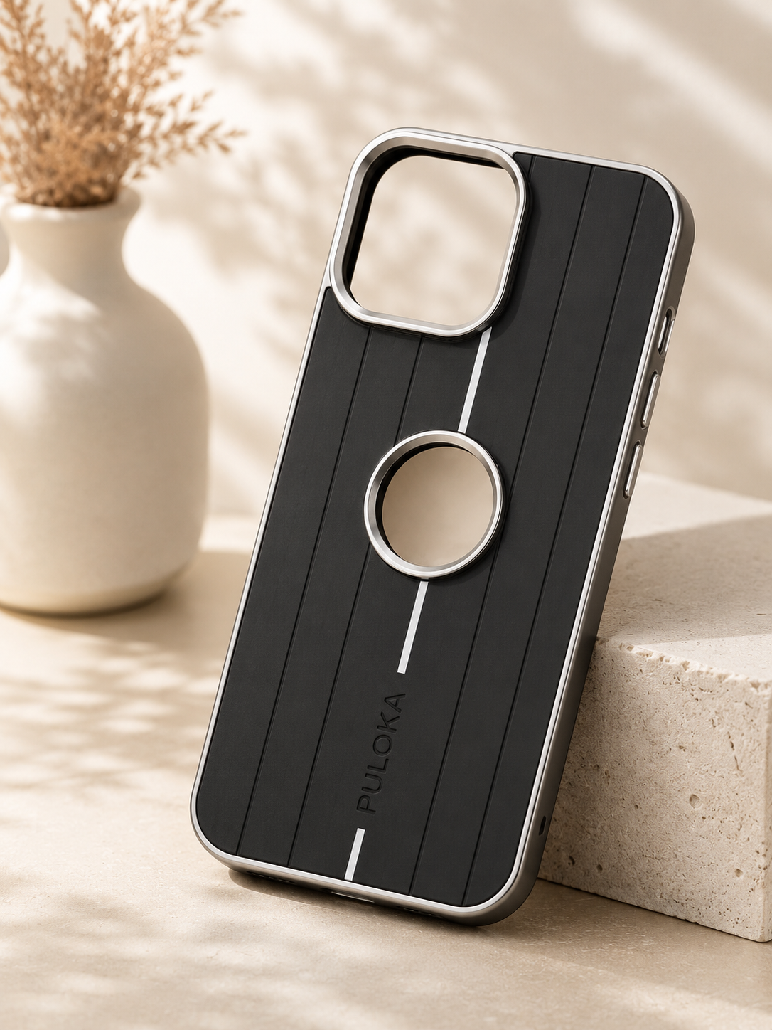 Premium Puloka Design Back Cover for iPhone 16 Pro – Luxury Protective Case