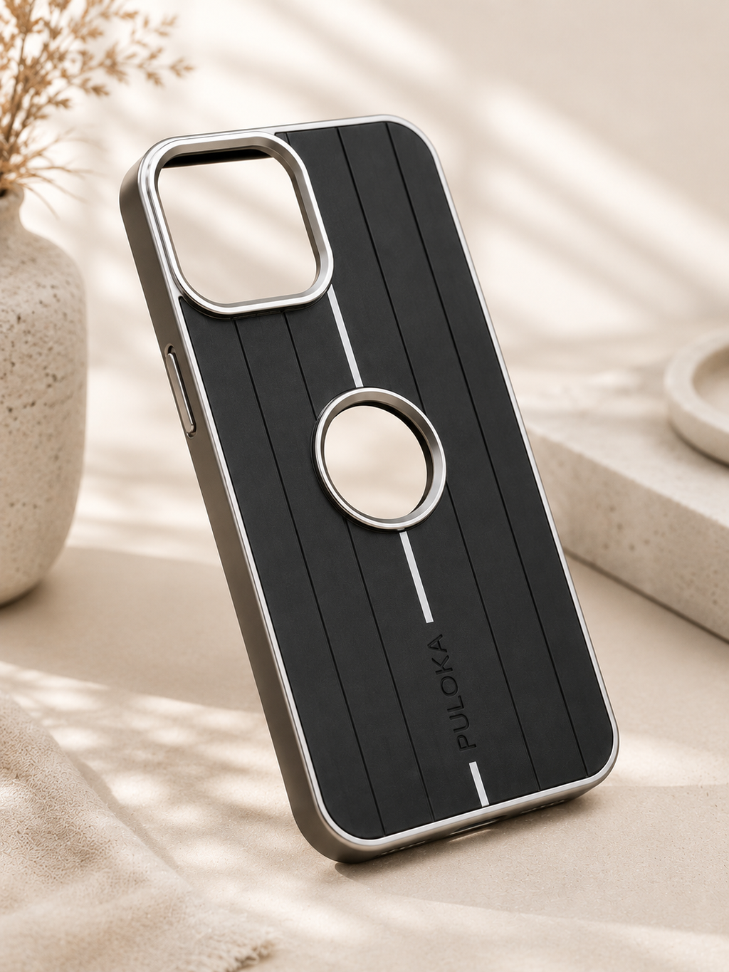 Premium Puloka Design Back Cover for iPhone 16 Pro – Luxury Protective Case