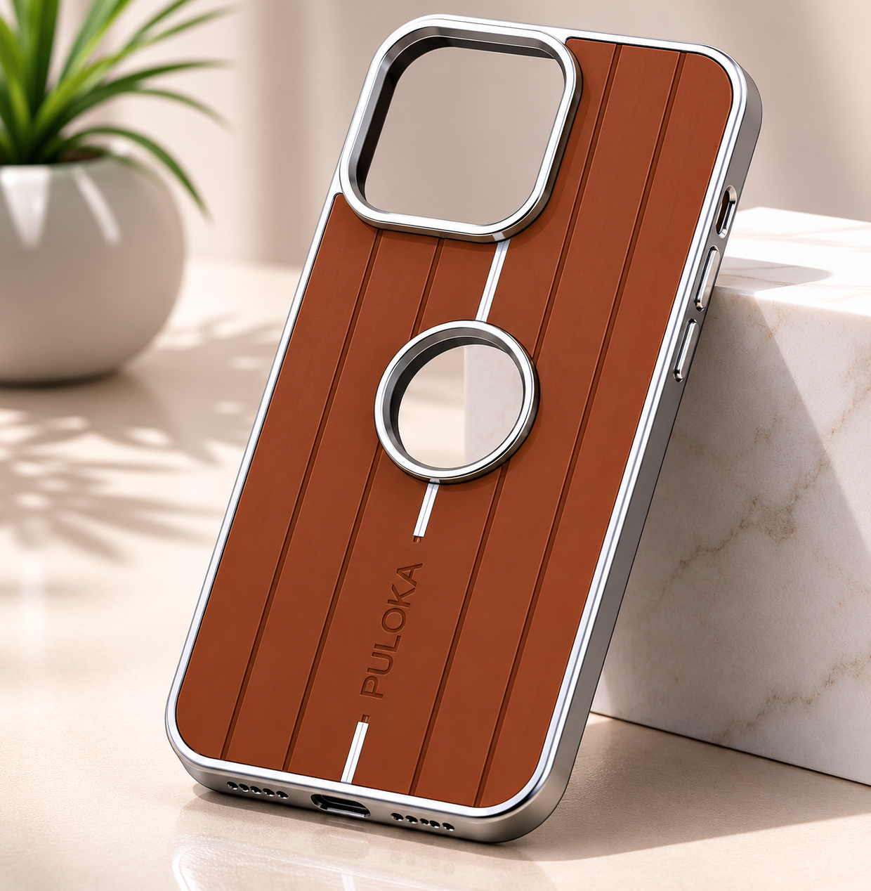 Premium Puloka Design Back Cover for iPhone 14 Pro – Luxury Protective Case