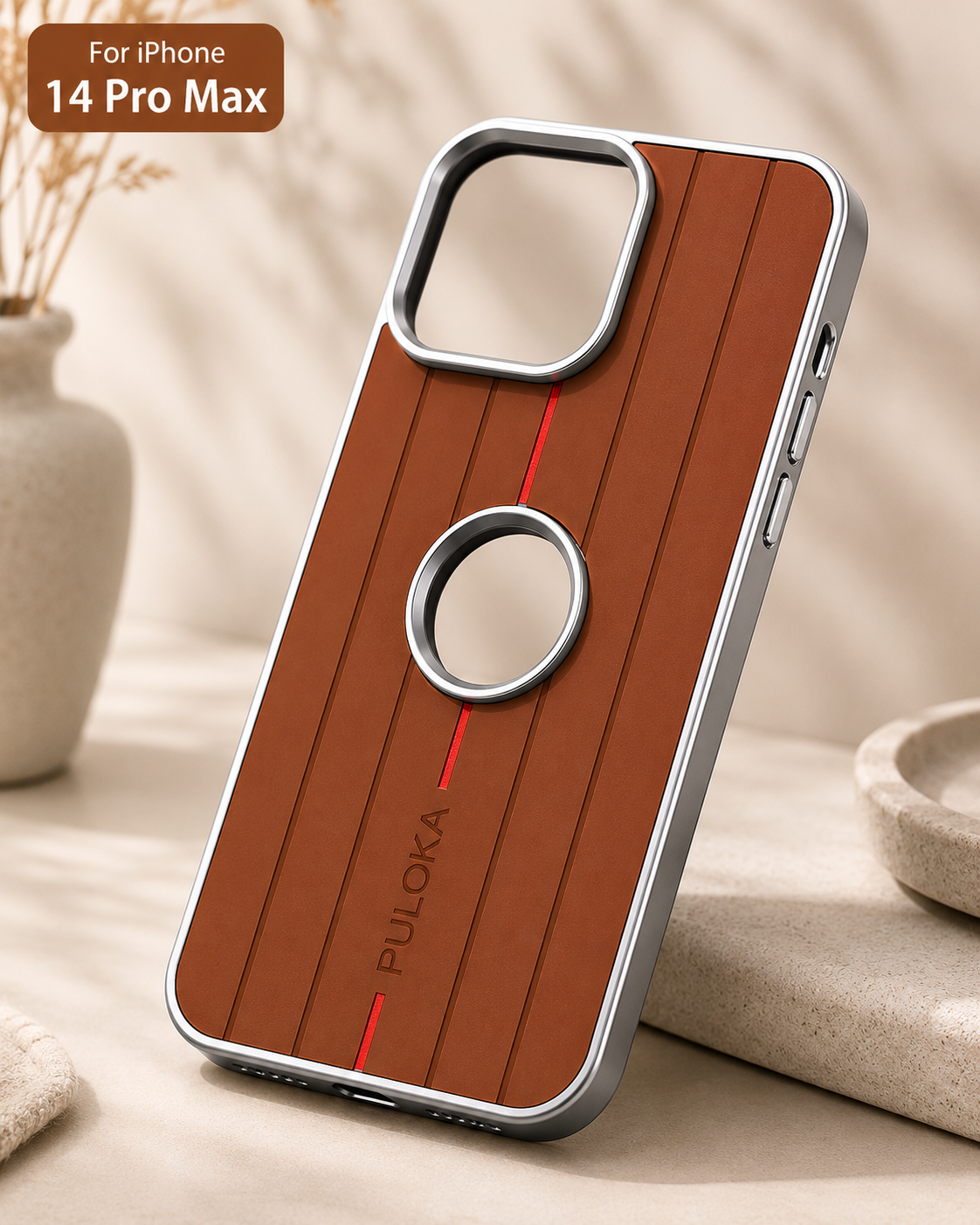 Premium Puloka Back Cover for iPhone 14 Pro Max – Luxury Slim Protective Case