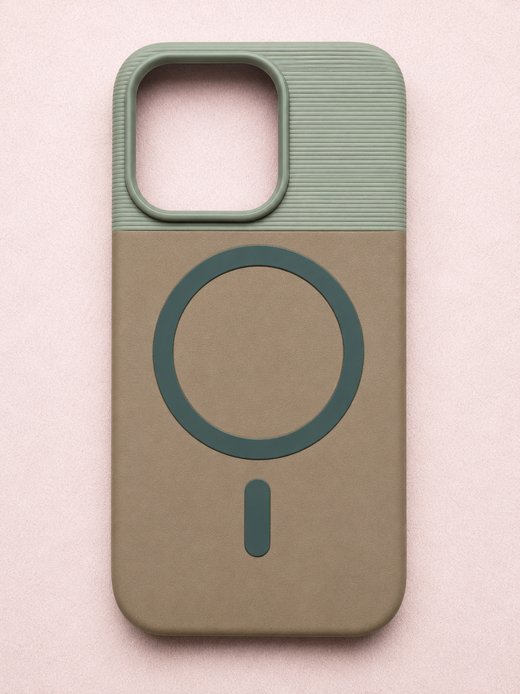 Premium Dual Texture Magnetic Back Cover for iPhone 16 Pro