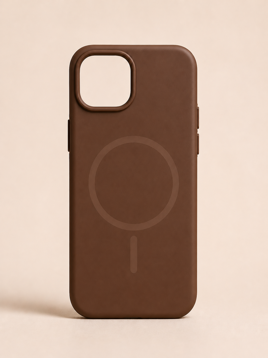 iPhone 15 Brown MagSafe Silicone Back Cover