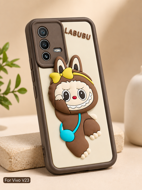 Cute Bunny Cartoon Soft Silicone Back Cover for Vivo V23