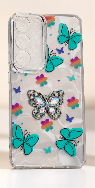 Samsung S26 Ultra Premium Butterfly Diamond Back Cover